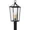 Quoizel Hull Outdoor Post 3 Light Matte Black HUL9009MBK - alternate 4